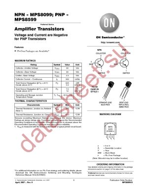 MPS8599RLRAG datasheet  